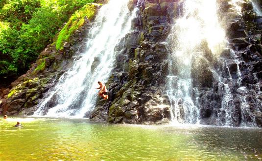 Kepirohi Waterfall tour with Antilog Vacations at Pohnpei Micronesia